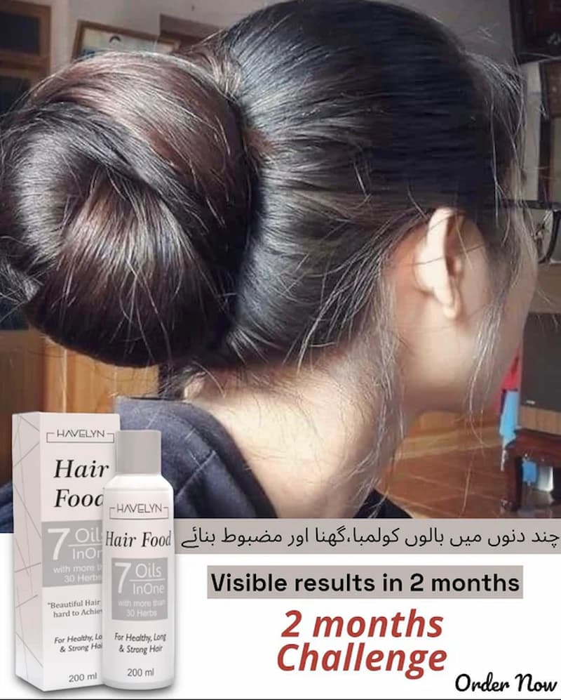 Hair Food Oil 7 in 1 With More Than 30 Herbs For Healthy, Long And Strong Hair