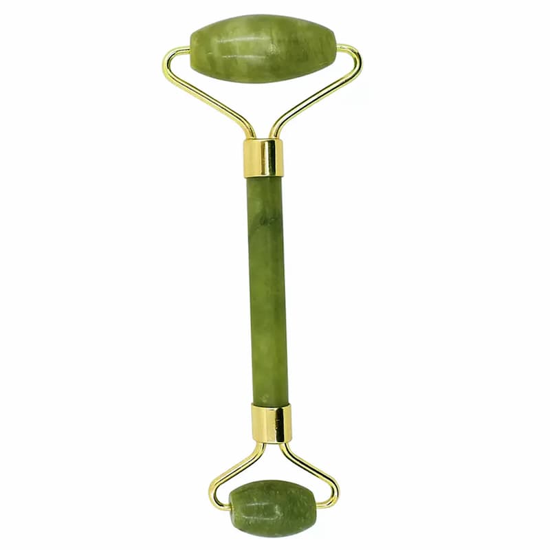 Bundle of 2 Jade Roller and 2 Gua Sha Natural Stone Set