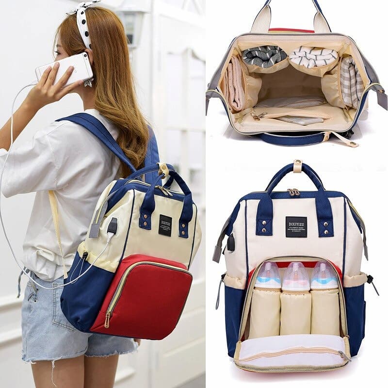 mummy-baby-bag-nappy-diapers-bag-large-capacity-baby-bag-travel-backpack-diaper-organizer-nursing-care-child-diapers-bags-easy-life-420486 - FOXMART PK mummy-baby-bag-nappy-diapers-bag-large-capacity-baby-bag-travel-backpack-diaper-organizer-nursing-care-child-diapers-bags-easy-life-420486