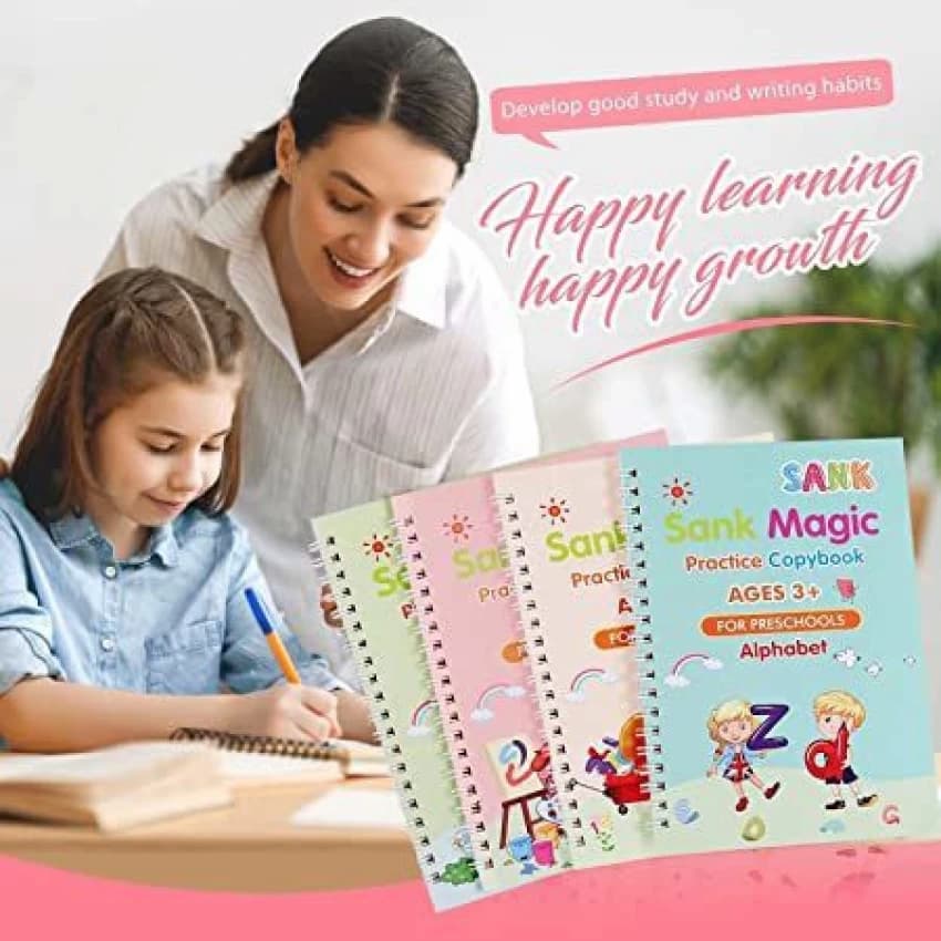 reusable-sank-magic-practice-copybook-montessori-reusable-magic-books-for-kids-handwriting-free-wiping-calligraphy-montessori-practice-copy-books-4-magic-books--565641 - FOXMART PK reusable-sank-magic-practice-copybook-montessori-reusable-magic-books-for-kids-handwriting-free-wiping-calligraphy-montessori-practice-copy-books-4-magic-books--565641