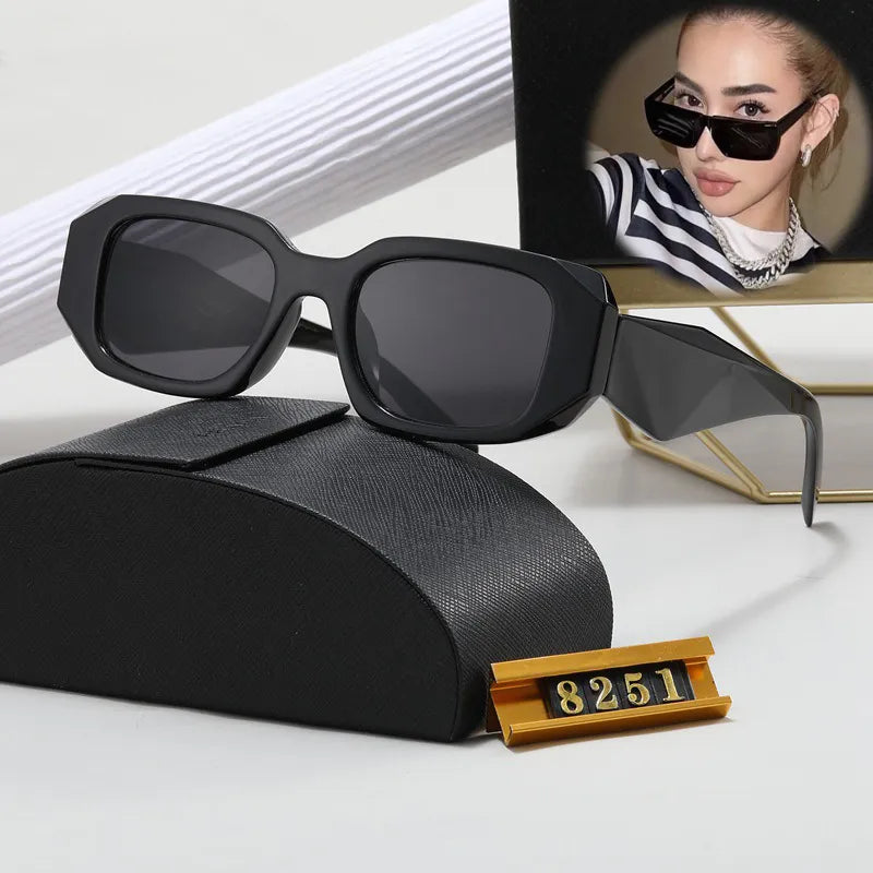 Óculos de sol Y2K para homens e mulheres, óculos de sol na moda, Brand Designer, Square, Shades, óculos femininos, novo, 2023